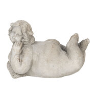 Clayre & Eef | Decoratie Vrouw Grijs 17x9x12 cm | 6TE0284