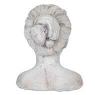 Clayre & Eef | Decoratie Buste Buste Grijs 17x16x20 cm | 6TE0288