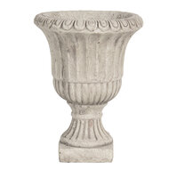 Clayre & Eef | Bloempot Binnen Grijs, Bruin ø 15x20 cm | 6TE0304