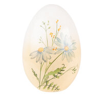 Clayre & Eef | Decoratie ei Geel ø 11x17 cm | 6TE0465