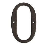 Clayre & Eef | IJzeren Letter O Bruin 8x1x13 cm | 6Y0840-O