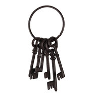 Clayre & Eef | Decoratie Beeld Sleutels Bruin 9x3x19 cm | 6Y4317