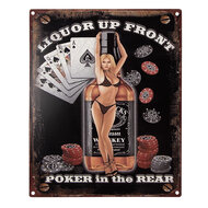 Clayre & Eef | Tekstbord Zwart 20x1x25 cm | 6Y5181