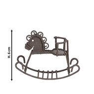 Clayre & Eef | Decoratie Hobbelpaard Bruin 9x3x6 cm | 6Y5523