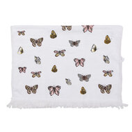 Clayre & Eef | Gastendoekje Wit Roze Geel 40x66 cm | CTBPD