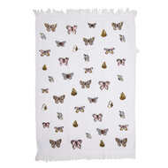 Clayre & Eef | Gastendoekje Wit Roze Geel 40x66 cm | CTBPD