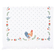 Clayre & Eef | Gastendoekje Wit, Groen, Blauw 40x66 cm | CTCOR