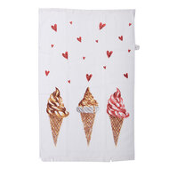 Clayre & Eef | Gastendoekje Wit 40x66 cm | CTFAS
