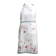 Clayre & Eef | Keukenschort Wit, Roze, Groen 70x85 cm | FOB41