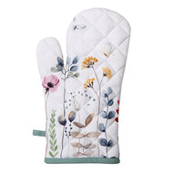 Clayre & Eef | Ovenwant Wit, Groen 18x30 cm | FOB44