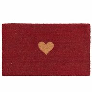 Clayre & Eef | Deurmat Binnen Rood 75x45x1 cm | MC126