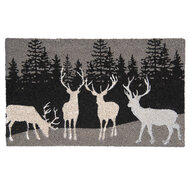 Clayre & Eef | Deurmat Binnen Grijs 75x45x1 cm | MC173