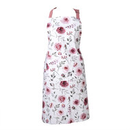 Clayre & Eef | Keukenschort Wit, Roze, Groen 70x85 cm | RUR41