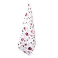 Clayre & Eef | Theedoek Wit Roze Groen 50x70 cm | RUR42