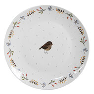 Clayre & Eef | Servies Ontbijtbord Wit ø 20x2 cm | SPYDP