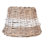 Clayre & Eef | Lampenkap Beige ø 23x17 cm / E27 | W4RO0081BW