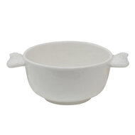 Clayre & Eef | Soepkom Wit 14x10x5 cm / 150 ml | WINBO