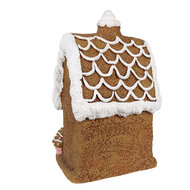 Clayre & Eef | Decoratie Huis met LED Bruin 22x18x39 cm | 6MG0054