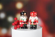 Dekoratief | Duo peper/zout notenkraker, keramiek, 5x4x10cm | A245249
