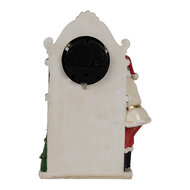 Clayre & Eef | Decoratie Kerstman met klok beige 15x7x22 cm | 6PR4180