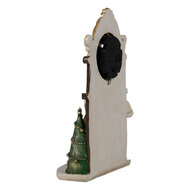 Clayre & Eef | Decoratie Kerstman met klok beige 15x7x22 cm | 6PR4180