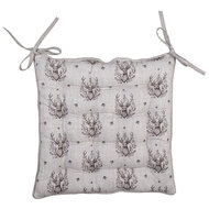Clayre & Eef | Stoelkussen Foam Beige Bruin 40x40x4 cm | GTW29