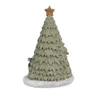 Clayre & Eef | Decoratie muizen familie groen LED 12x10x17 cm | 6PR4190