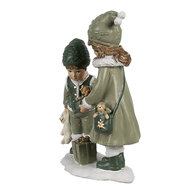 Clayre & Eef | Decoratie Kinderen Groen 10x5x13 cm | 6PR4189