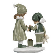 Clayre & Eef | Decoratie Kinderen Groen 10x5x13 cm | 6PR4189