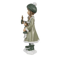 Clayre & Eef | Kerstdecoratie Kind Groen 5x5x13 cm | 6PR4235