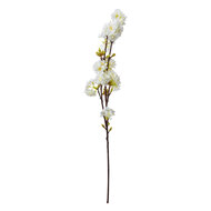 Clayre & Eef | Decoratie tak met bloemen Wit 10x8x92 cm | 5PL0093