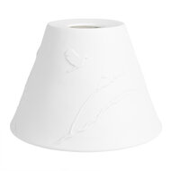 Clayre & Eef | Lampenkap Hang Wit ø 15x10 cm | 6LAK0545
