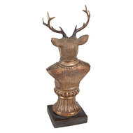 Clayre & Eef | Decoratie Hert Bruin10x8x25 cm | 6PR4281