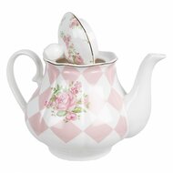 Clayre & Eef | Theepot Roze 20x14x17 cm / 1000 ml | SWRTE
