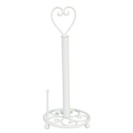 Clayre & Eef | Keukenrolhouder Wit ø 18x39 cm | W40361W