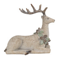 Clayre & Eef | Decoratie hert Bruin 32x16x51 cm | 6PR4286