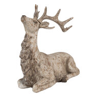 Clayre & Eef | Decoratie hert Bruin 29x15x27 cm | 6PR4287
