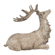 Clayre & Eef | Decoratie hert Bruin 29x15x27 cm | 6PR4287