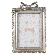 Clayre & Eef | Fotolijst Zilverkleurig 14x3x21 cm / 10x15 cm | 2F1178