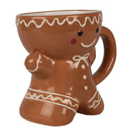 Clayre & Eef | Mok Bruin 13x9x11 cm / 325 ml | 6CE1783