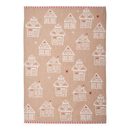 Clayre & Eef | Theedoek Bruin Wit 50x70 cm | GBB42-1