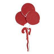 Clayre & Eef | Kerstdecoratie Lolly Rood Wit 15x1x30 cm | 65854
