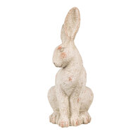 Clayre & Eef | Decoratie Beeld Konijn Beige 19x15x35 cm | 6TE0544