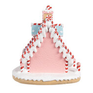 Clayre & Eef | Decoratie Huis Roze Paars 16x13x15 cm | 6PR4268