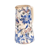 Clayre & Eef | Decoratieve Schenkkan Beige Blauw 16x11x20 cm | 6CE1923M