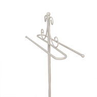 Clayre & Eef | Handdoekhouder Wit 40x24x95 cm | 6Y5665