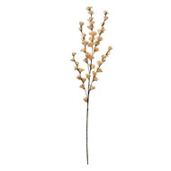 Clayre & Eef | Decoratie tak met bloemen Beige 6x6x102 cm | 5PL0115W