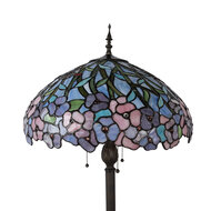 Clayre & Eef | Tiffany Vloerlamp Beige, Roze ø 51x165 cm E27/max 3x60W | 5LL-5453