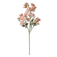 Clayre &amp; Eef   | Decoratie tak met bloemen Roze Groen 22x11x85 cm | 5PL0120