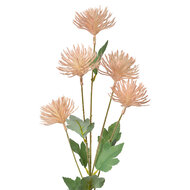 Clayre & Eef | Decoratie tak met bloemen Roze Groen 16x9x70 cm | 5PL0124P